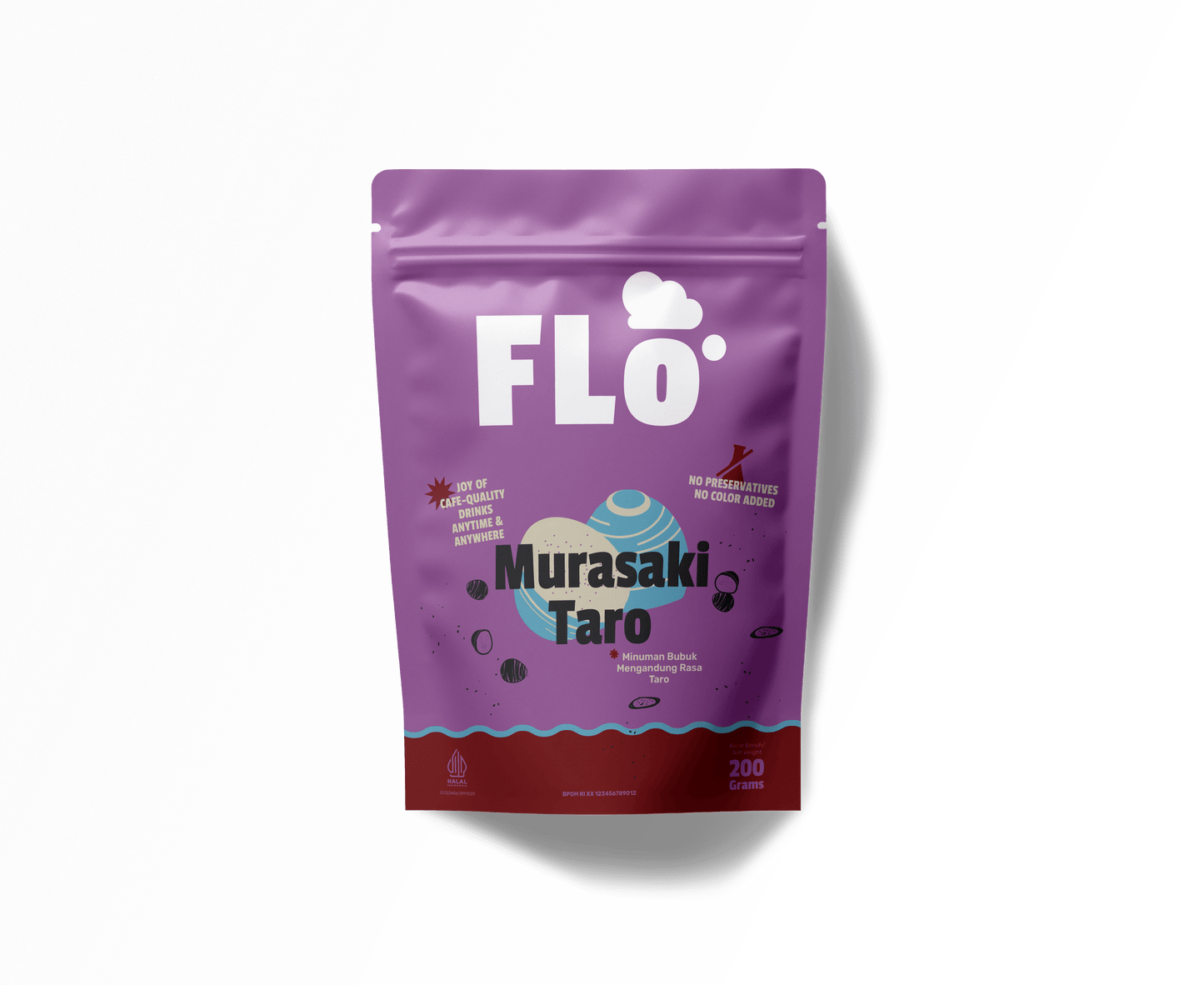 FLO Murasaki Taro Drink Powder 200g