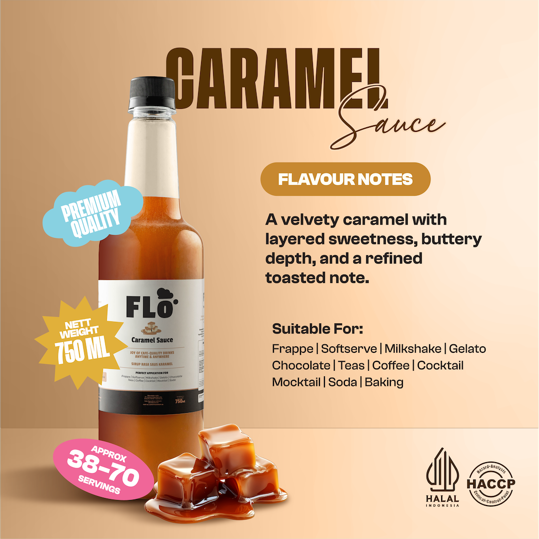 FLO Caramel Sauce 750ml – Rich, Buttery, Irresistibly Smooth
