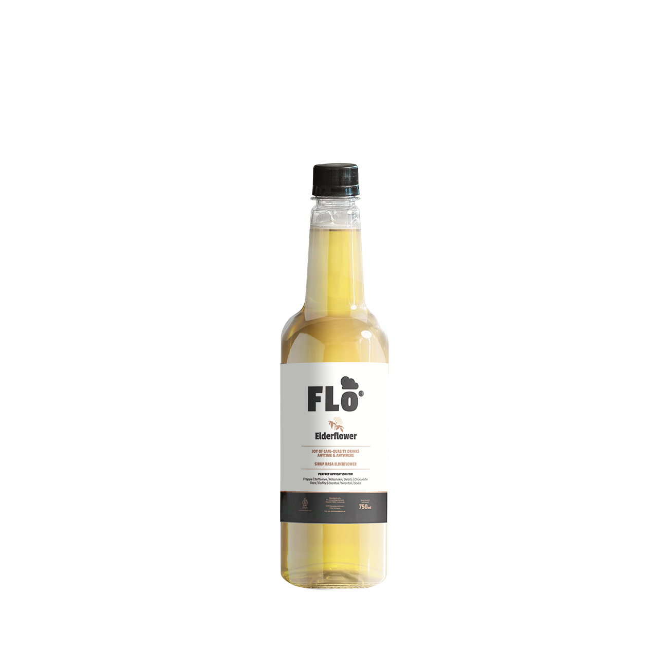 FLO Elderflower Syrup 750ml – Light & Floral Sweetness