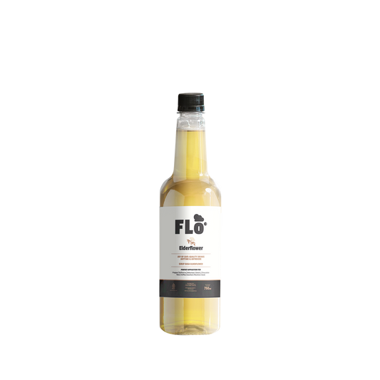 FLO Elderflower Syrup 750ml – Light & Floral Sweetness
