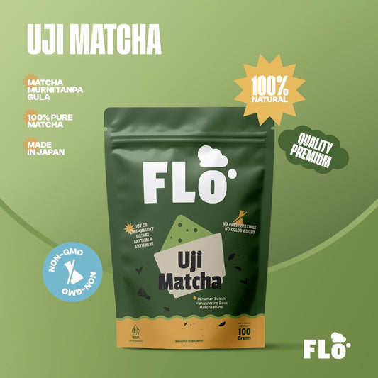 FLO Pure Matcha Powder 100g